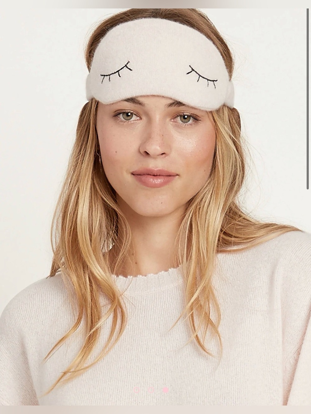 NWT MORGAN LANE Sleepy Lids Cashmere Mask Set
